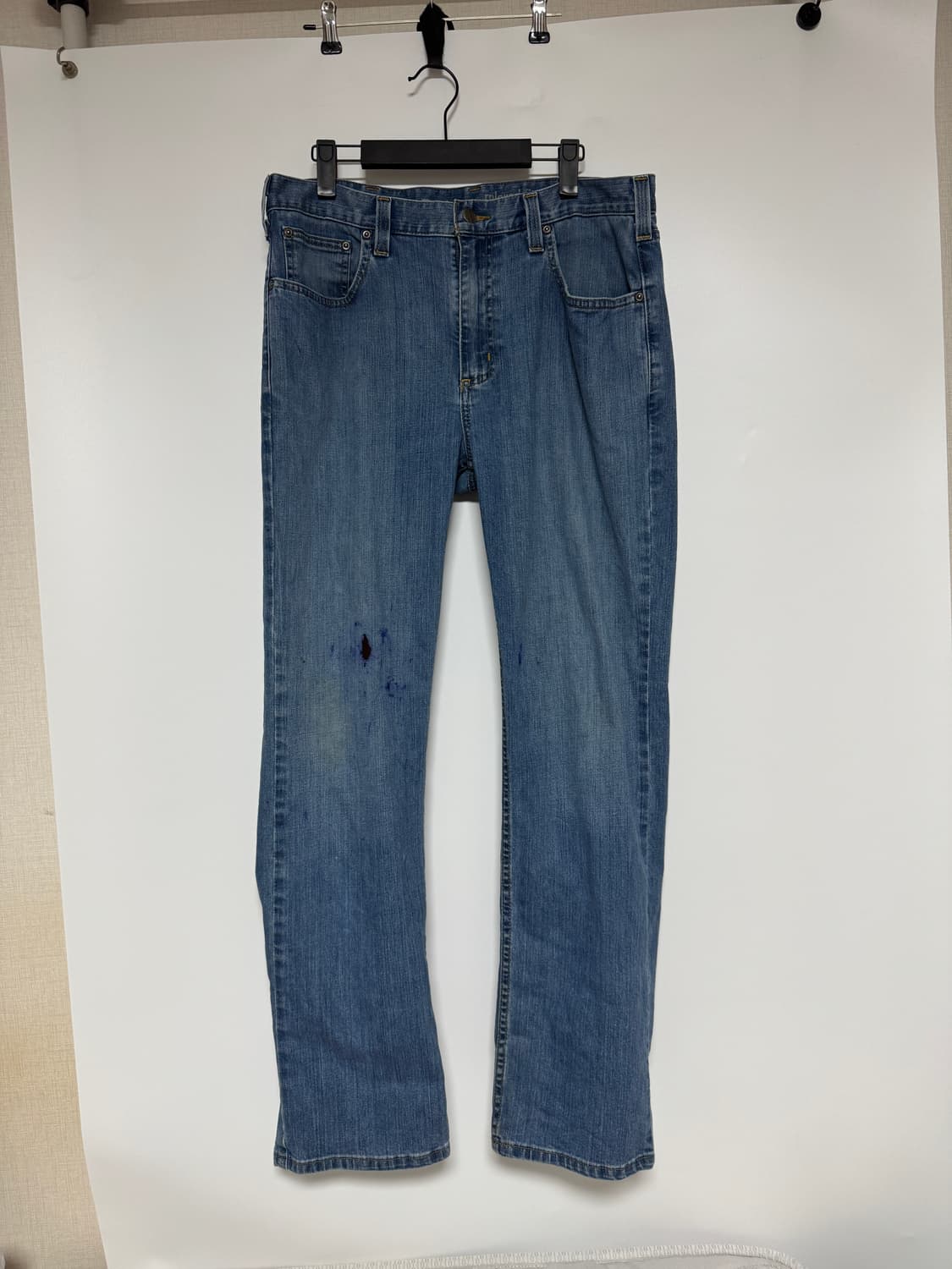 칼하트 릴렉스 핏 데님 청바지 허리 34x32 상품이미지4