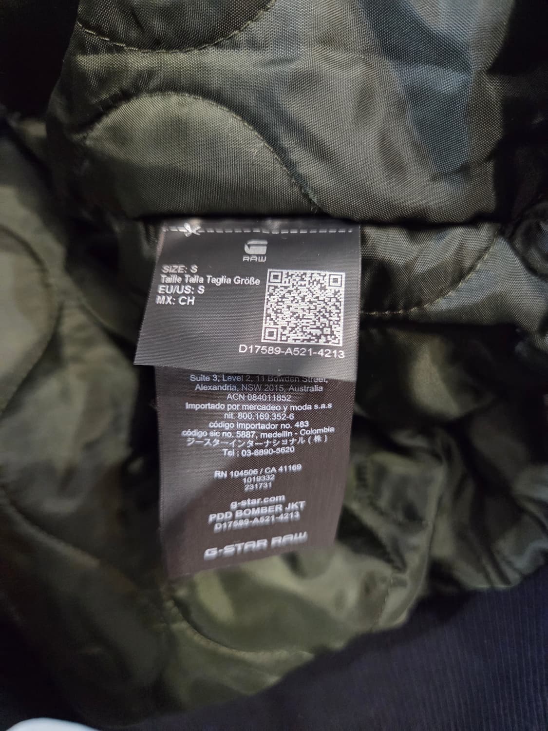 G-Star RAW 네이비 블루종 자켓(S)택 없음 상품이미지10