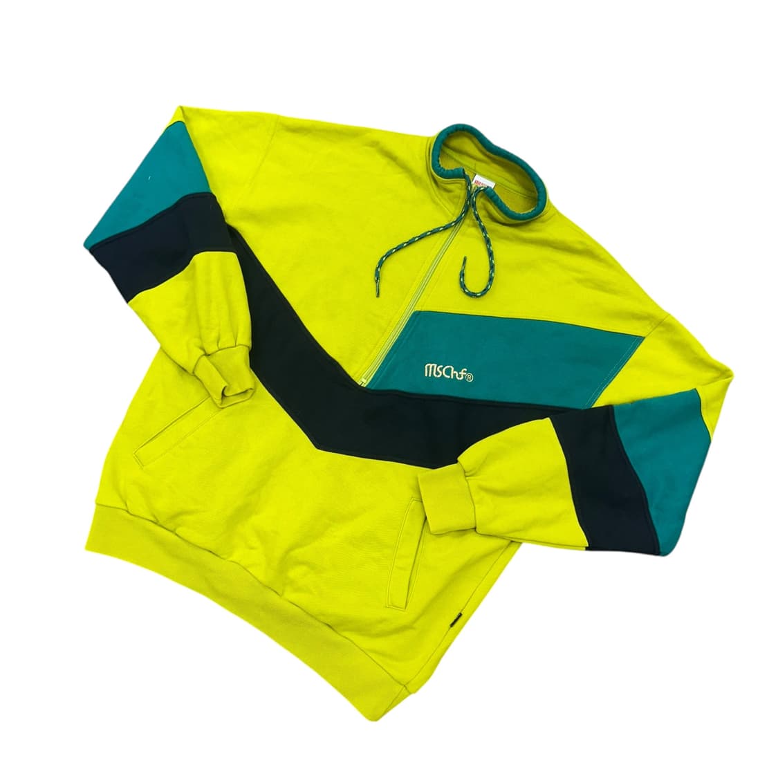 미스치프 배색 풀오버 맨투맨 상품이미지3