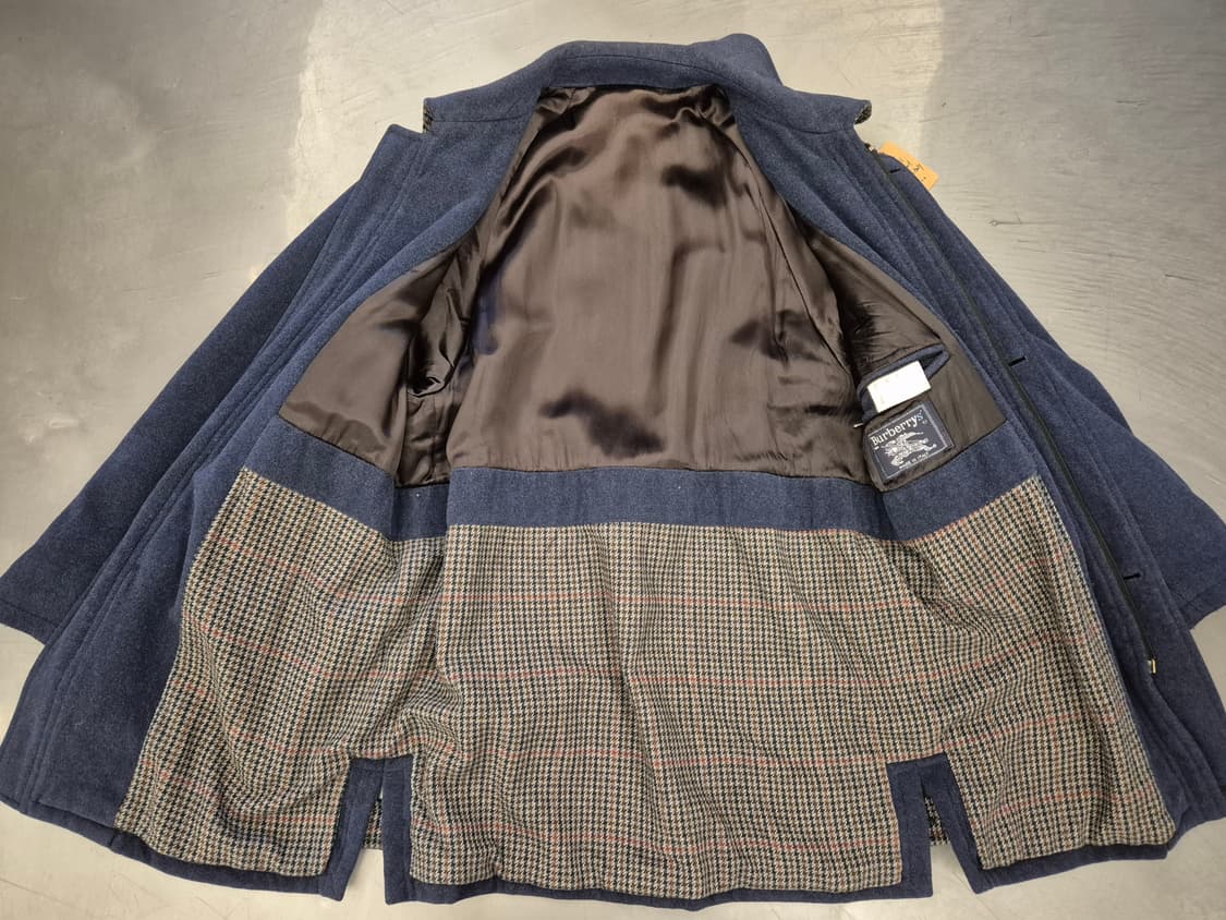 90s 버버리 울 코트 made in italy 상품이미지3