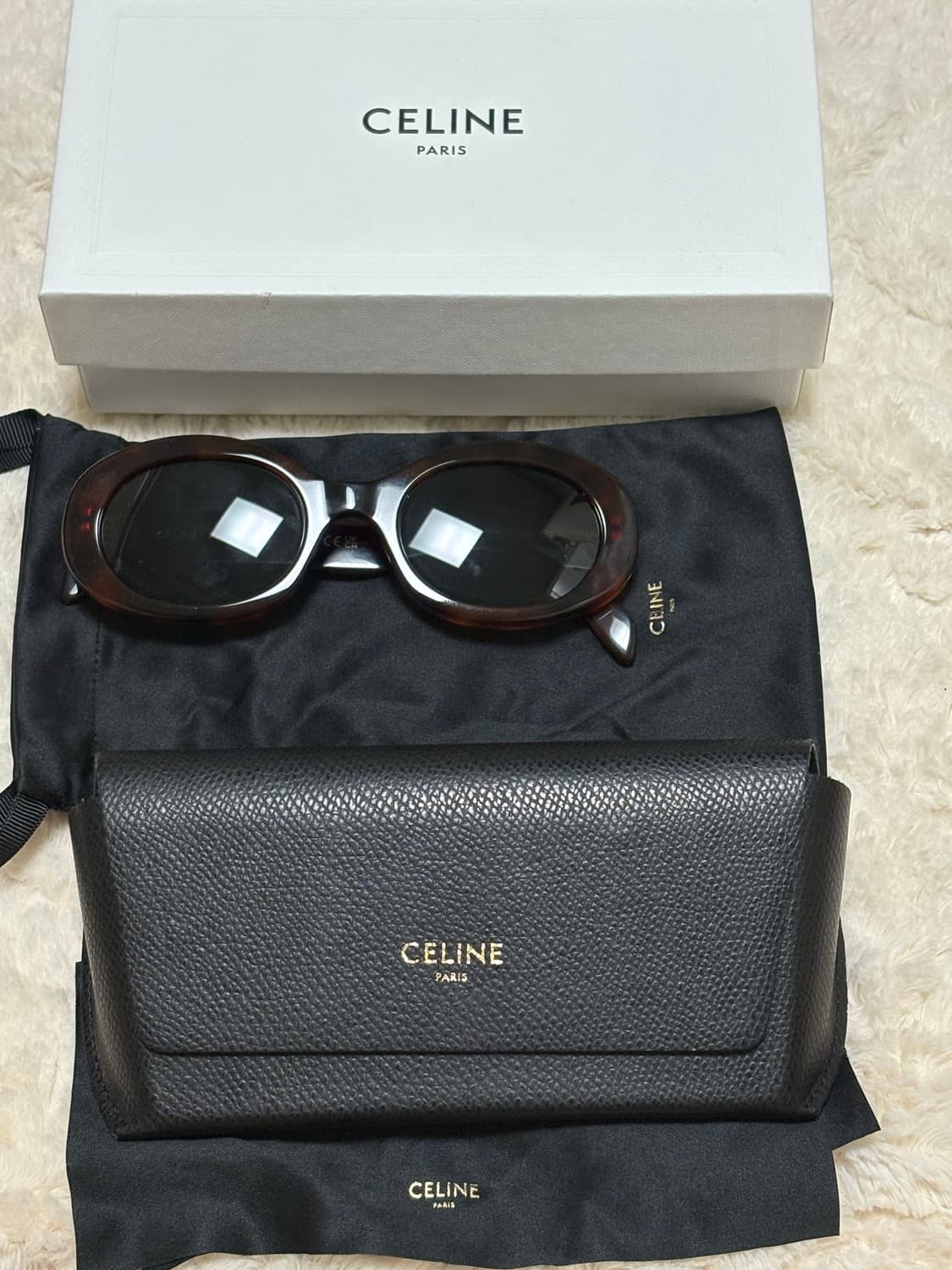 셀린느 트리옹프 선글라스 레오파드 상품이미지3