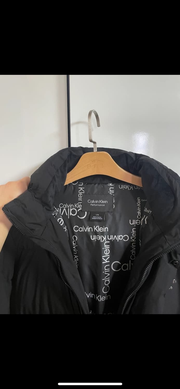 캘빈클라인 퍼포먼스 덕다운 롱패딩 남녀공용 상품이미지5