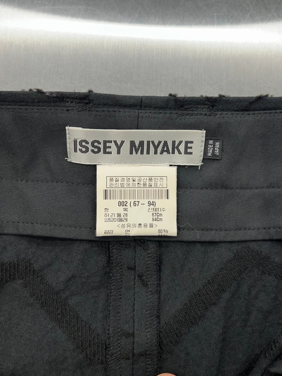 이세이 미야케 블랙 웨이브 폼 조드퍼 팬츠 상품이미지7