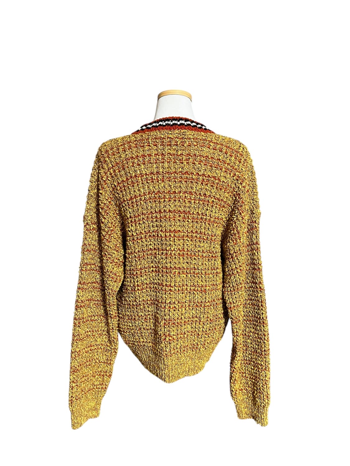 (새상품) 메종키츠네 브이넥 니트 옐로우 겨울니트 남녀공용S 상품이미지6