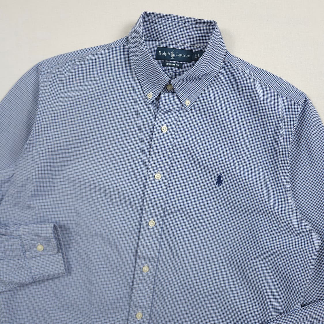 L(100) 폴로 랄프로렌 버튼다운 체크셔츠 상품이미지1