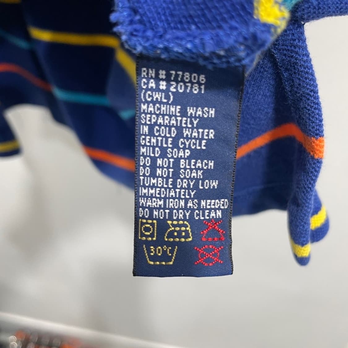 타미힐피거 스트라이프 반팔 카라티 상품이미지6