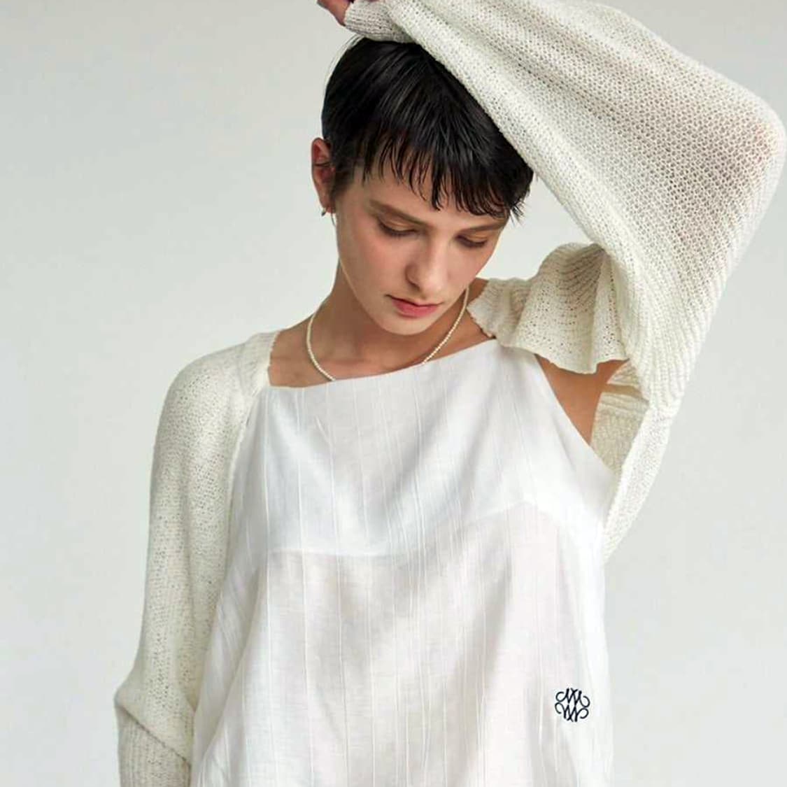 닉앤니콜(NICK NICOLE) 볼레노 니트탑 가디건 프리사이즈 상품이미지3