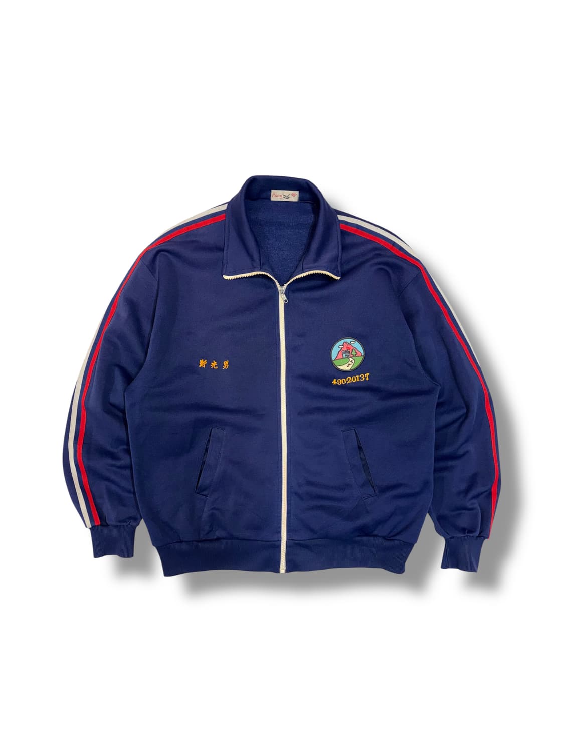 일본 빈티지 트랙탑 져지 집업 (L)   상품이미지2