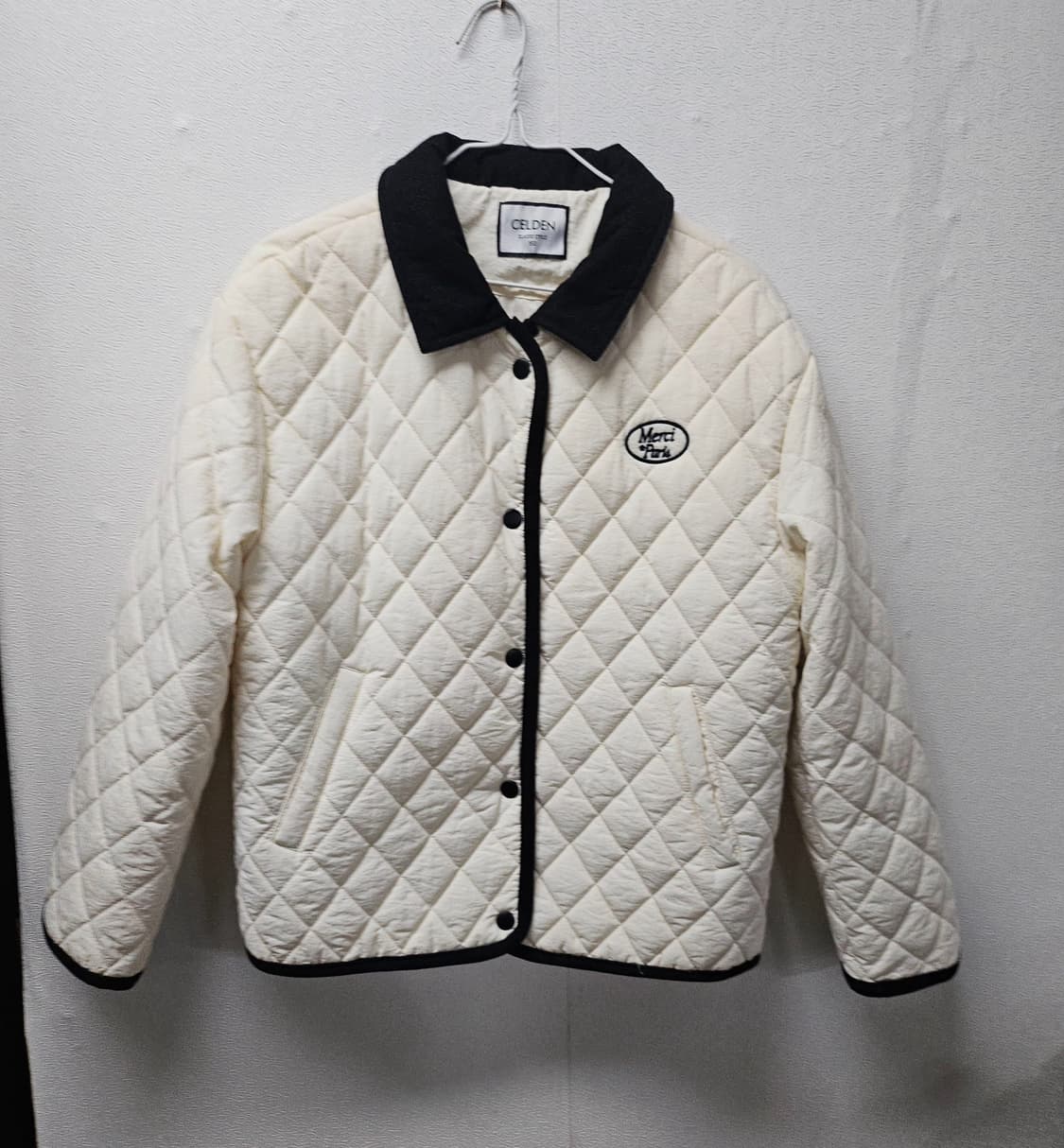 CELDEN 퀼팅 자켓 아이보리 160 성인 55 상품이미지1