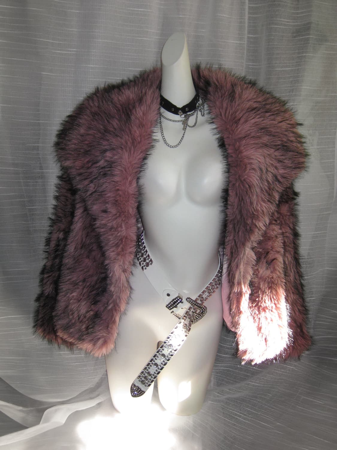 핑크 퍼자켓 glam fur jacket 상품이미지2