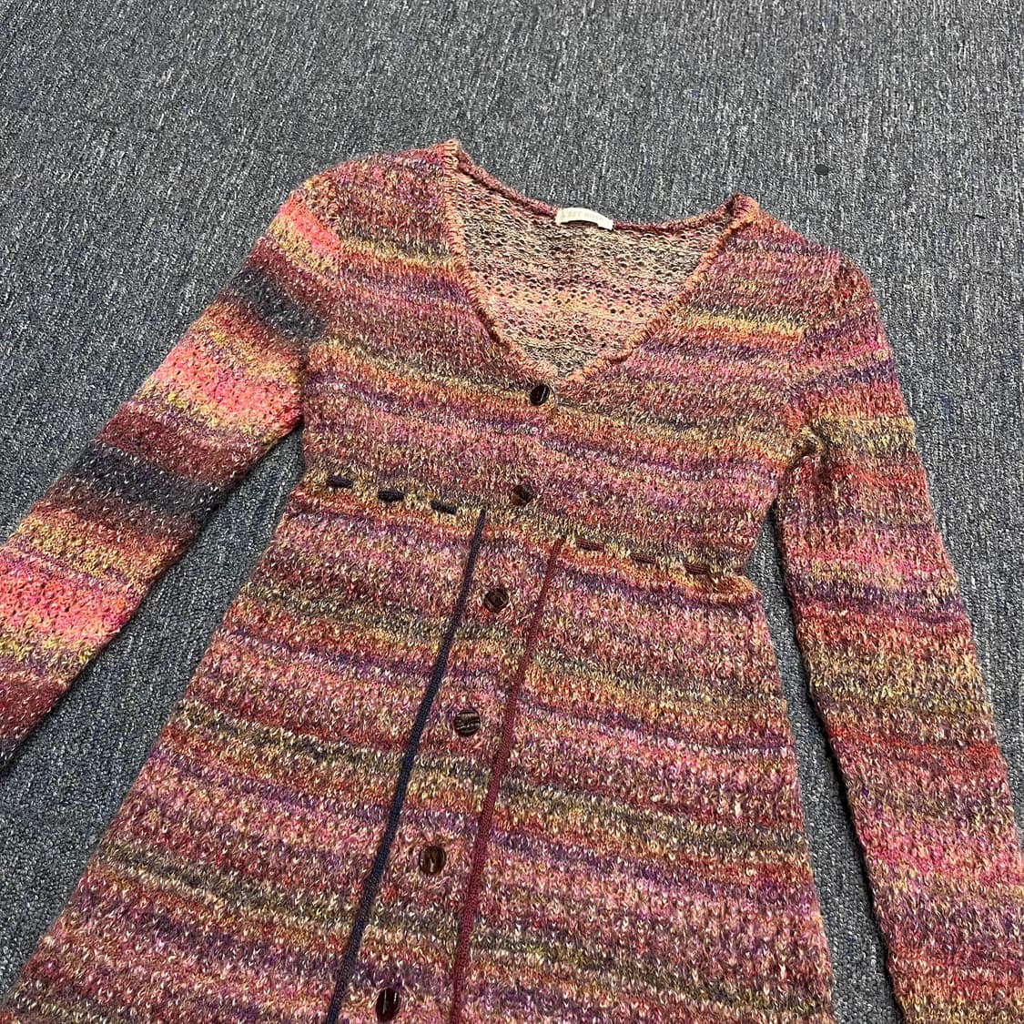 일본 히피 컬러 믹스 니트  상품이미지1