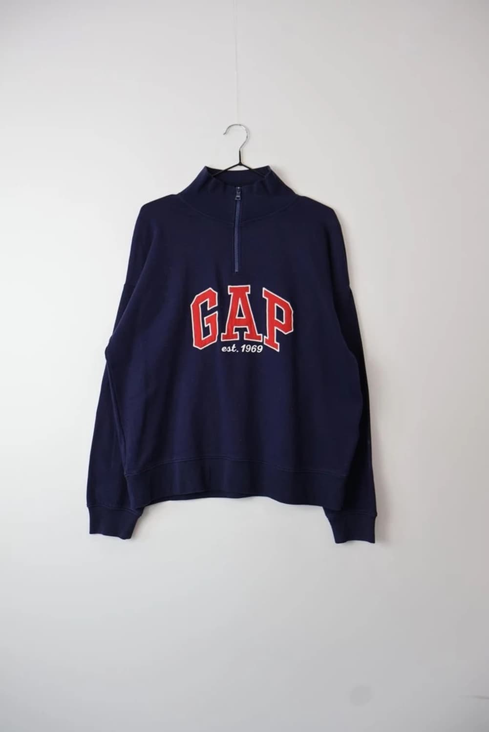 GAP Logo Half Zip Sweatshirt 상품이미지3