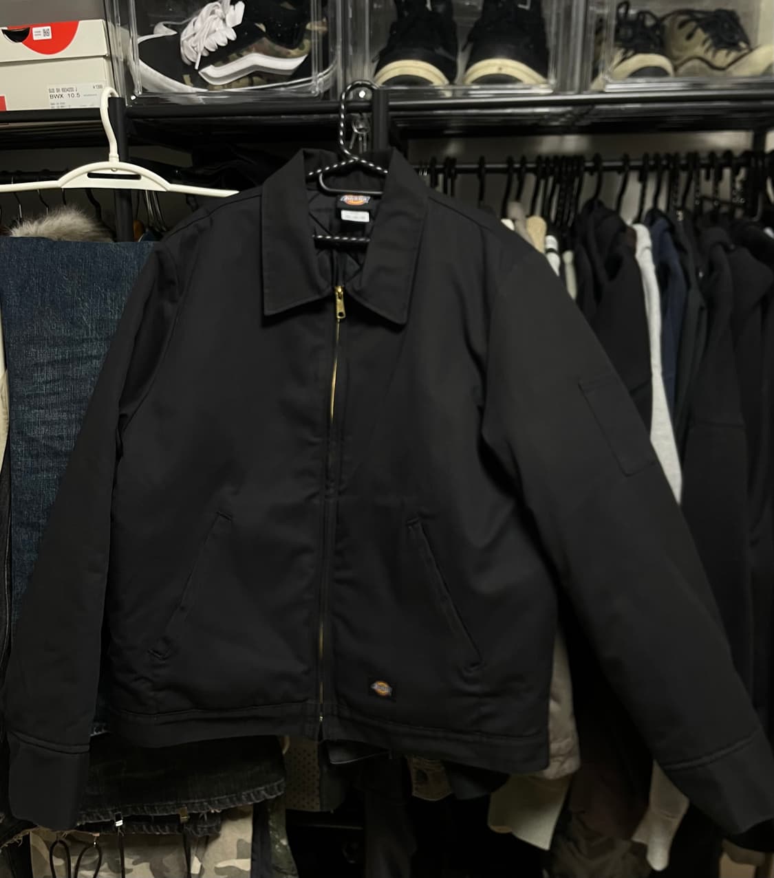 인슐레이티드 아이젠하워 레귤러핏 워크 재킷 Black 상품이미지4