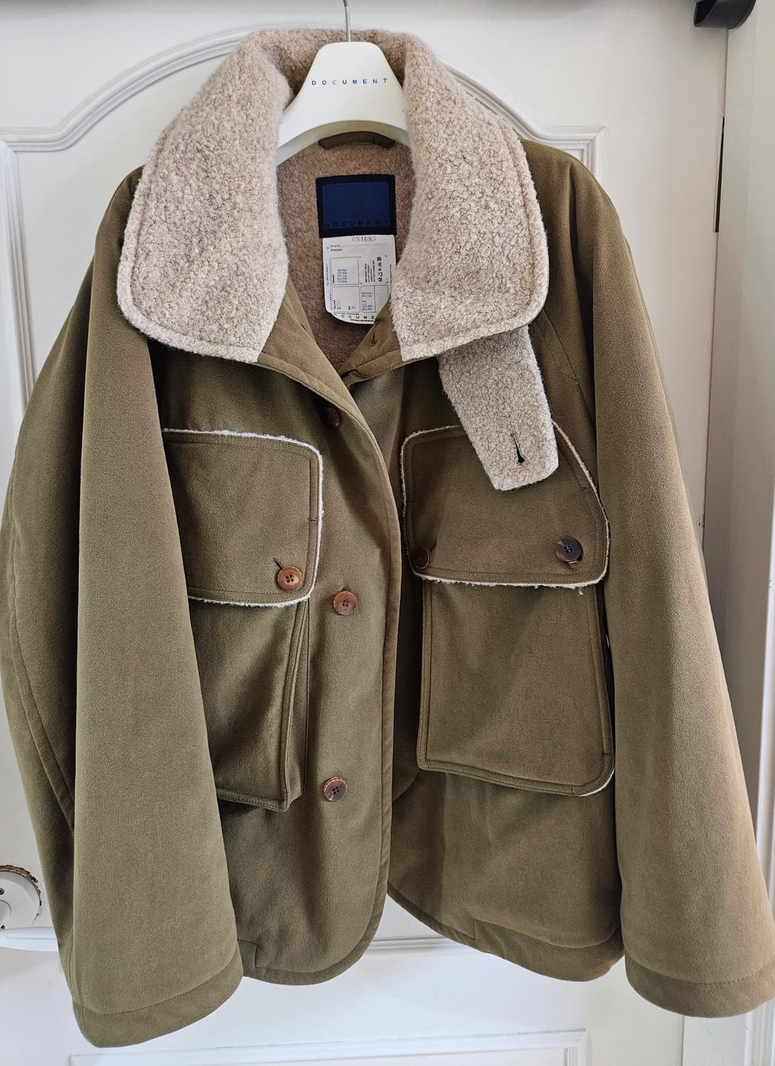 도큐먼트 비건스웨이드 빅포켓 쟈켓 상품이미지1