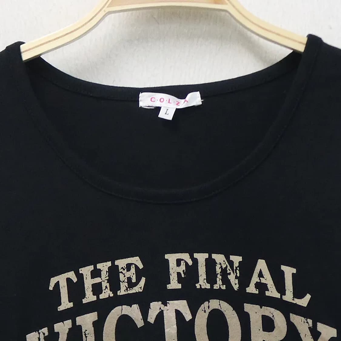 C.O.L.Z.A  Y2K 크랙 프린팅 긴팔 슬리브리스 64384 상품이미지3