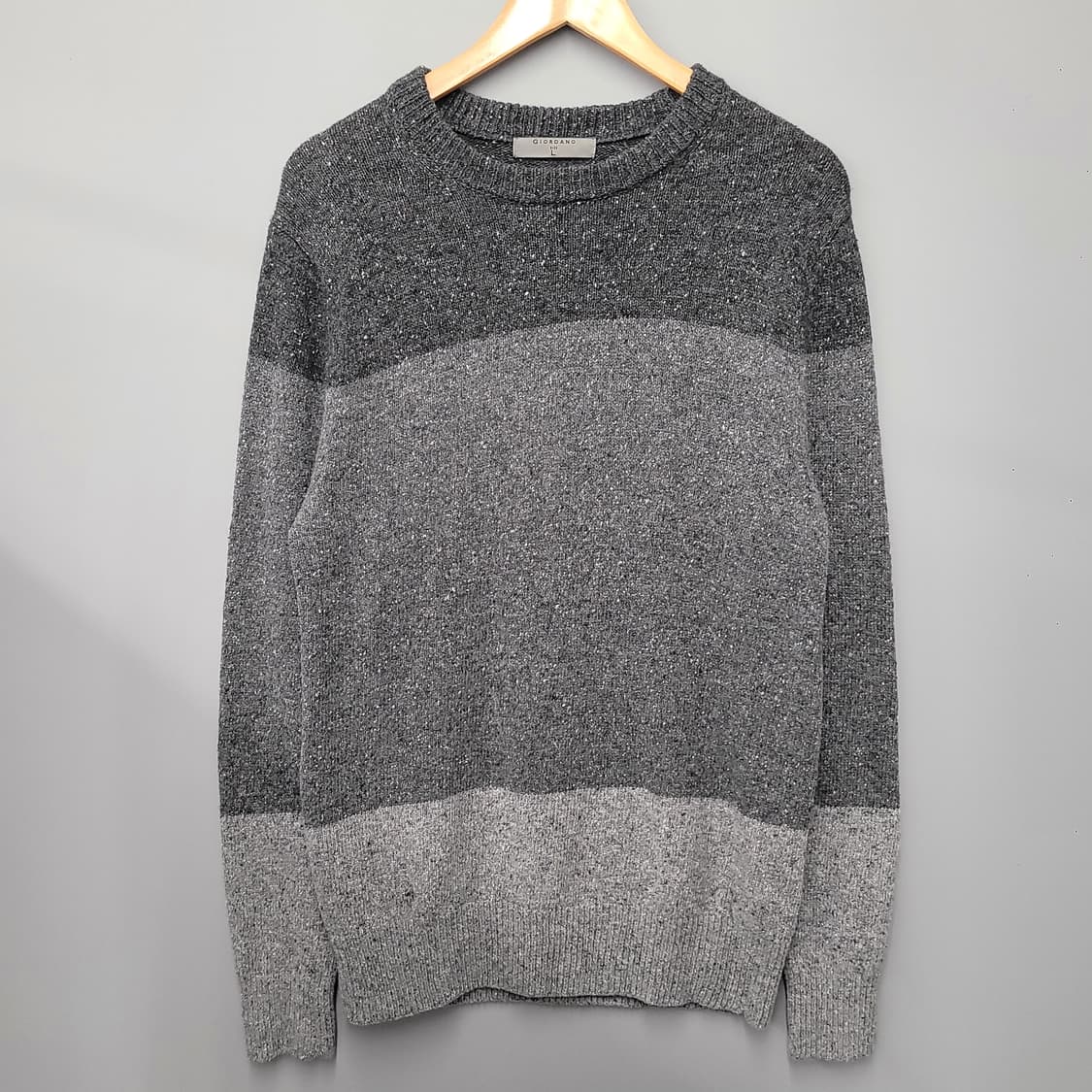 Giordano 지오다노 3단 배색 니트 상품이미지1