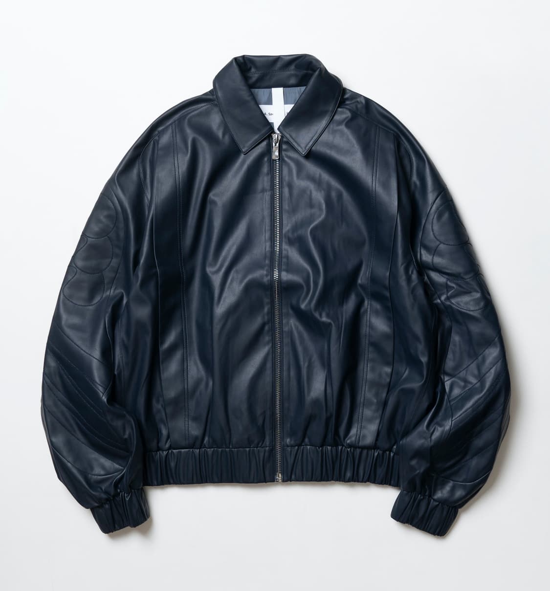 A.A Spectrum 코스티드 블루종 미드나이트 블루 가죽 자켓 상품이미지1