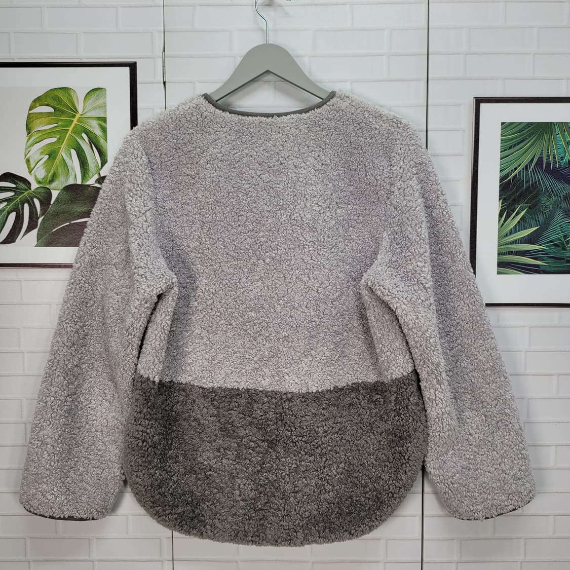 JUCY JUDY 쥬시쥬디 뽀글이 집업 자켓 55 사이즈 상품이미지3