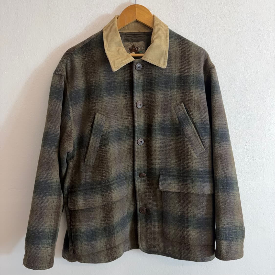 러스틱 코티지 체크 코듀로이 자켓(M) 상품이미지1