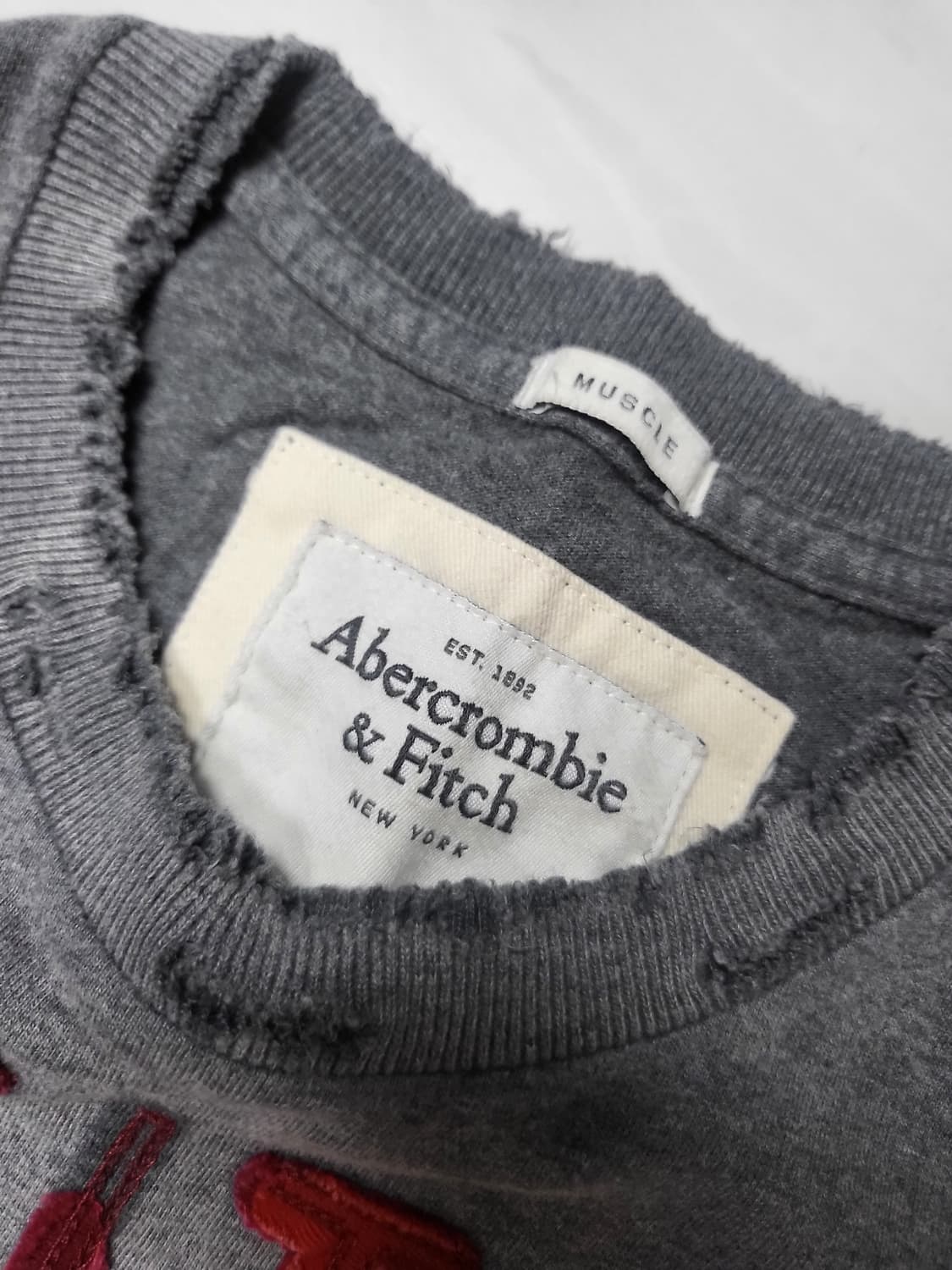 빈티지 아베크롬비 반팔 데미지 디테일 상품이미지2