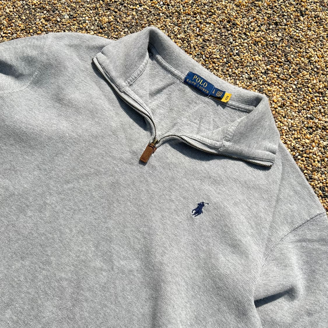 폴로(POLO RalphLauren)그레이 반집업 니트 상품이미지2