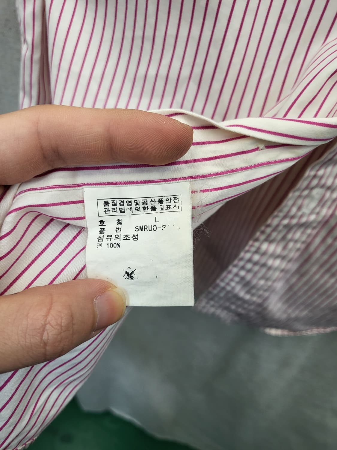 폴로 랄프로렌 스트라이프 반팔 셔츠 상품이미지4