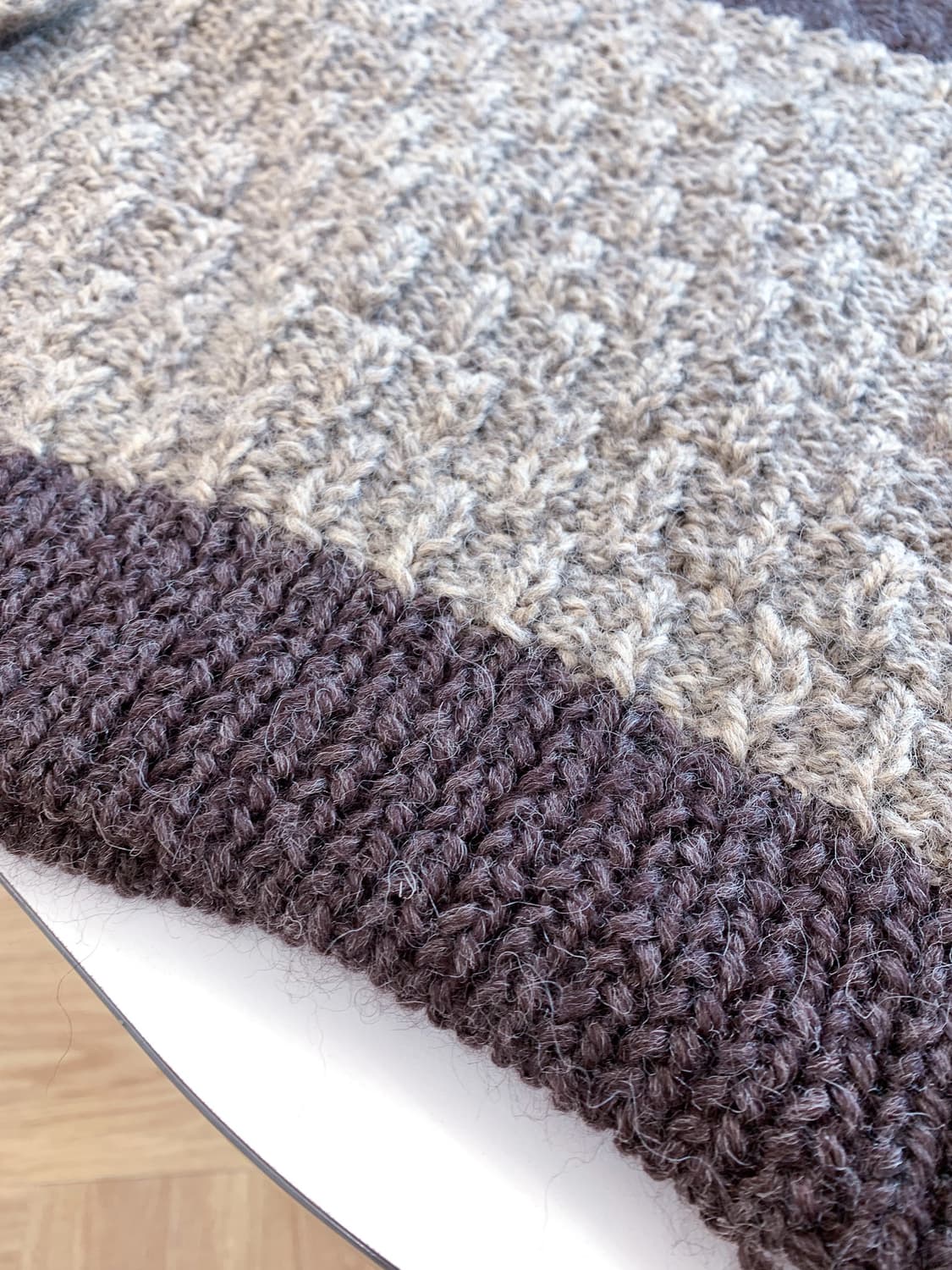 JPN 브라운 스트라이프 니트 105  상품이미지7