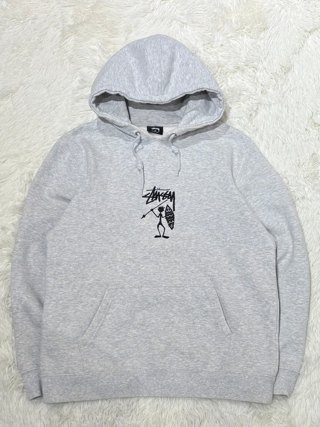 스투시 그레이 트라이브맨 후드 상품이미지3