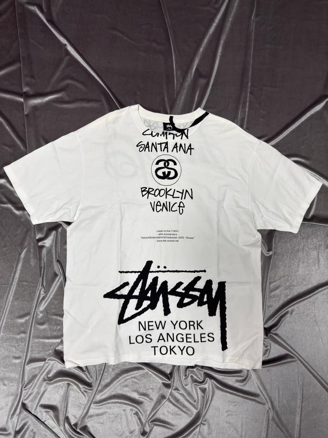 스투시 40주년 솔로이스트 티셔츠 XL 상품이미지1