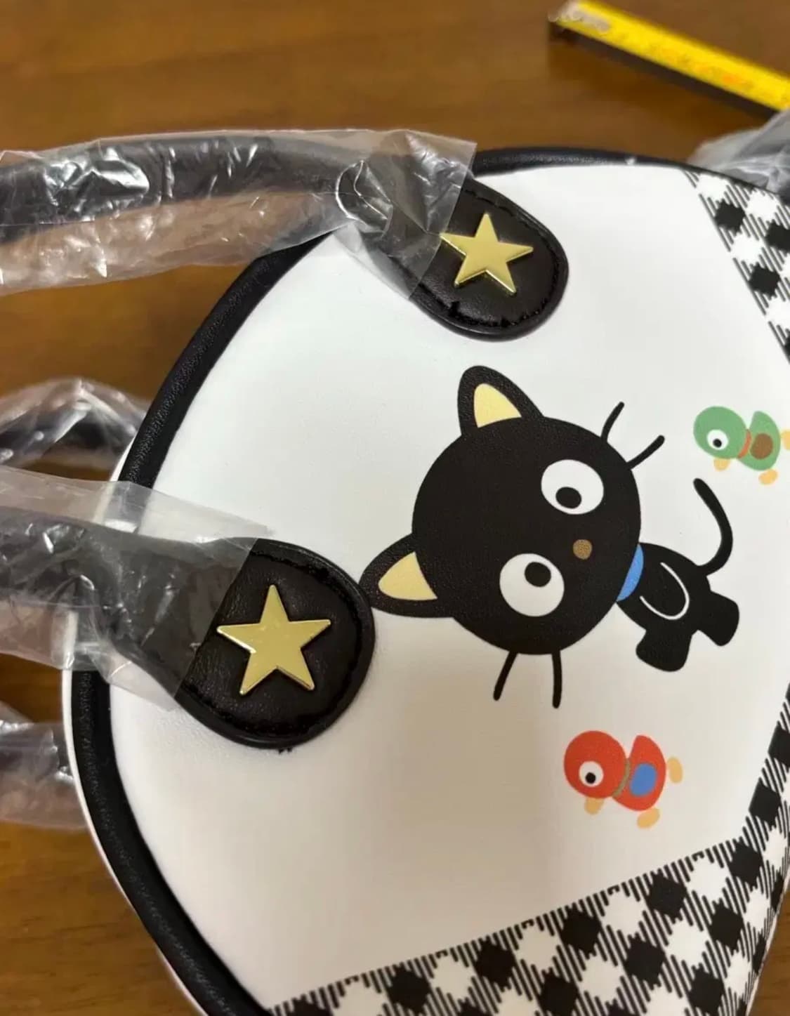 산리오 초코캣 네코모임 시리즈 미니 보스턴 파우치 가방 고양이 꼬리 지퍼 상품이미지9