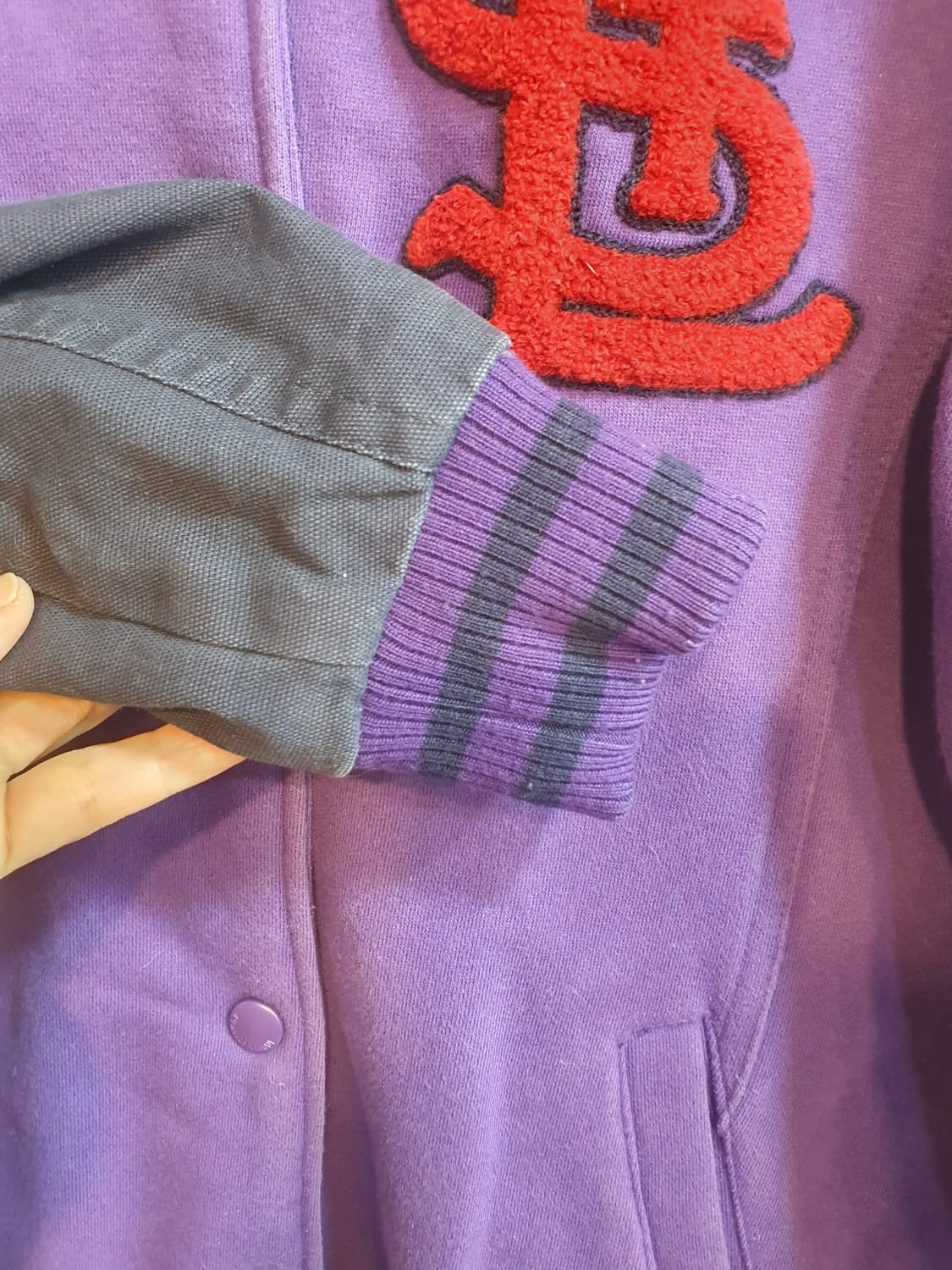 MLB 야구 점퍼 보라색 85 상품이미지3