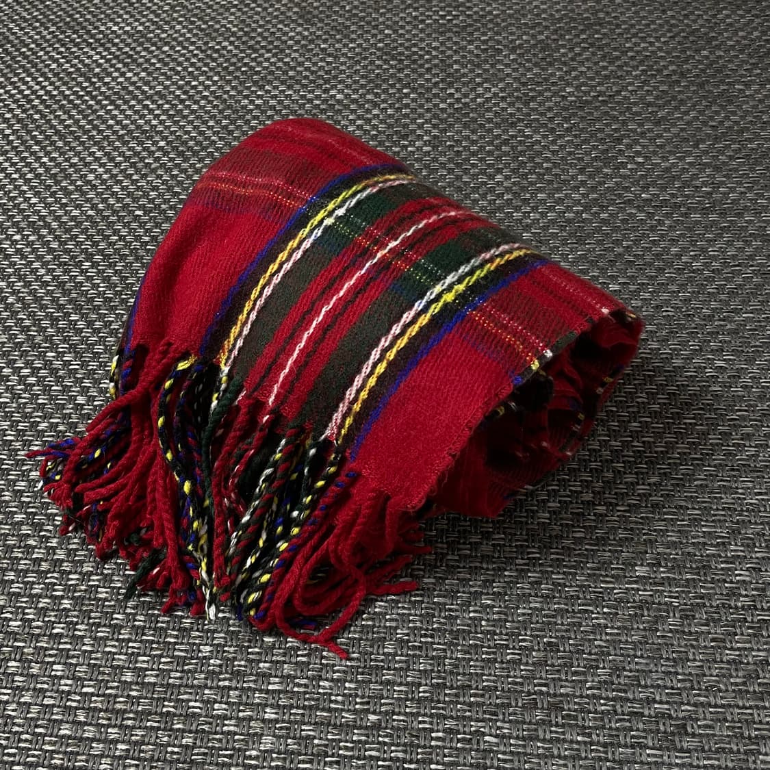 빈티지 레드 크리스마스 머플러 상품이미지2