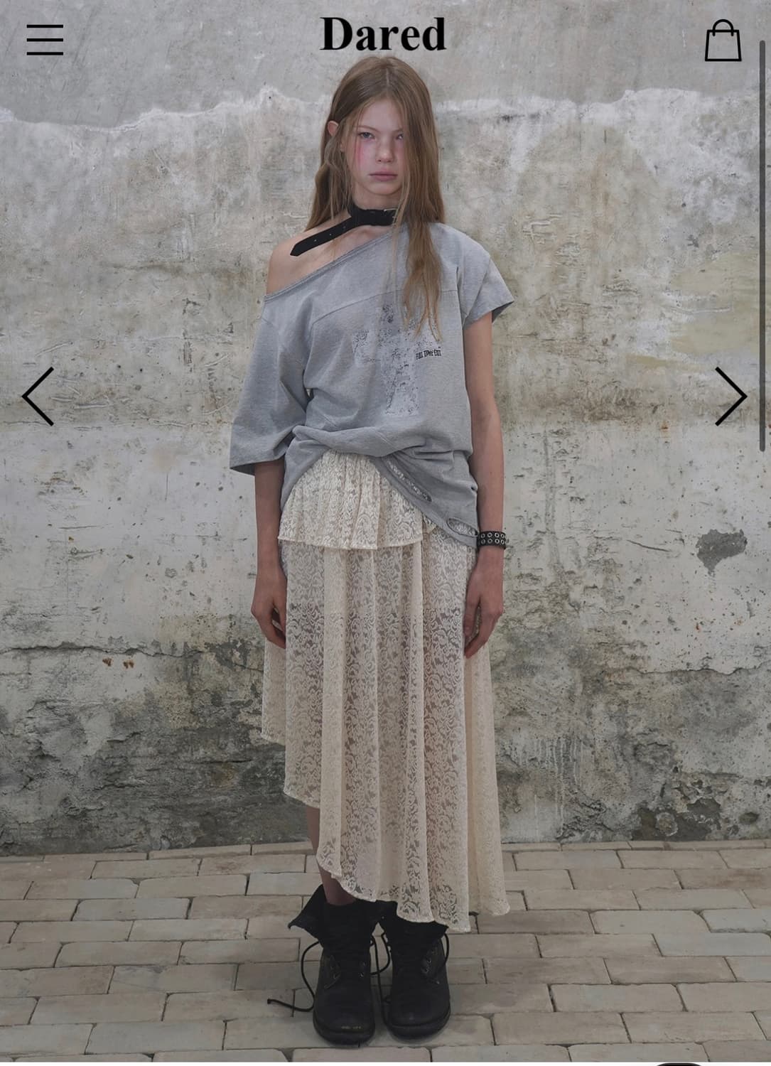 데어드 틸트 스커트  상품이미지3