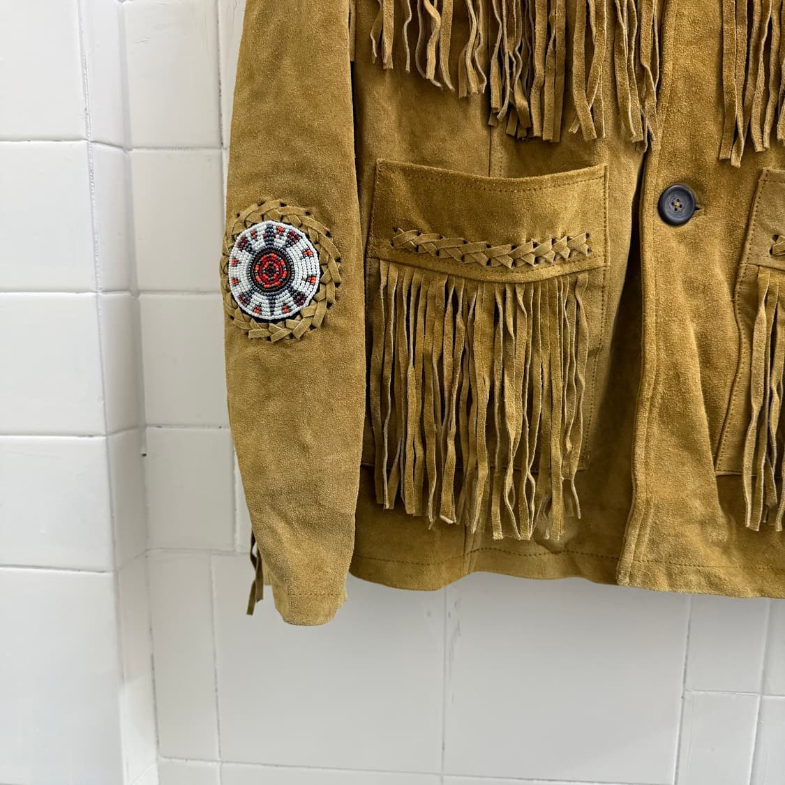 스웨이드 웨스턴 프린지 자켓 상품이미지2