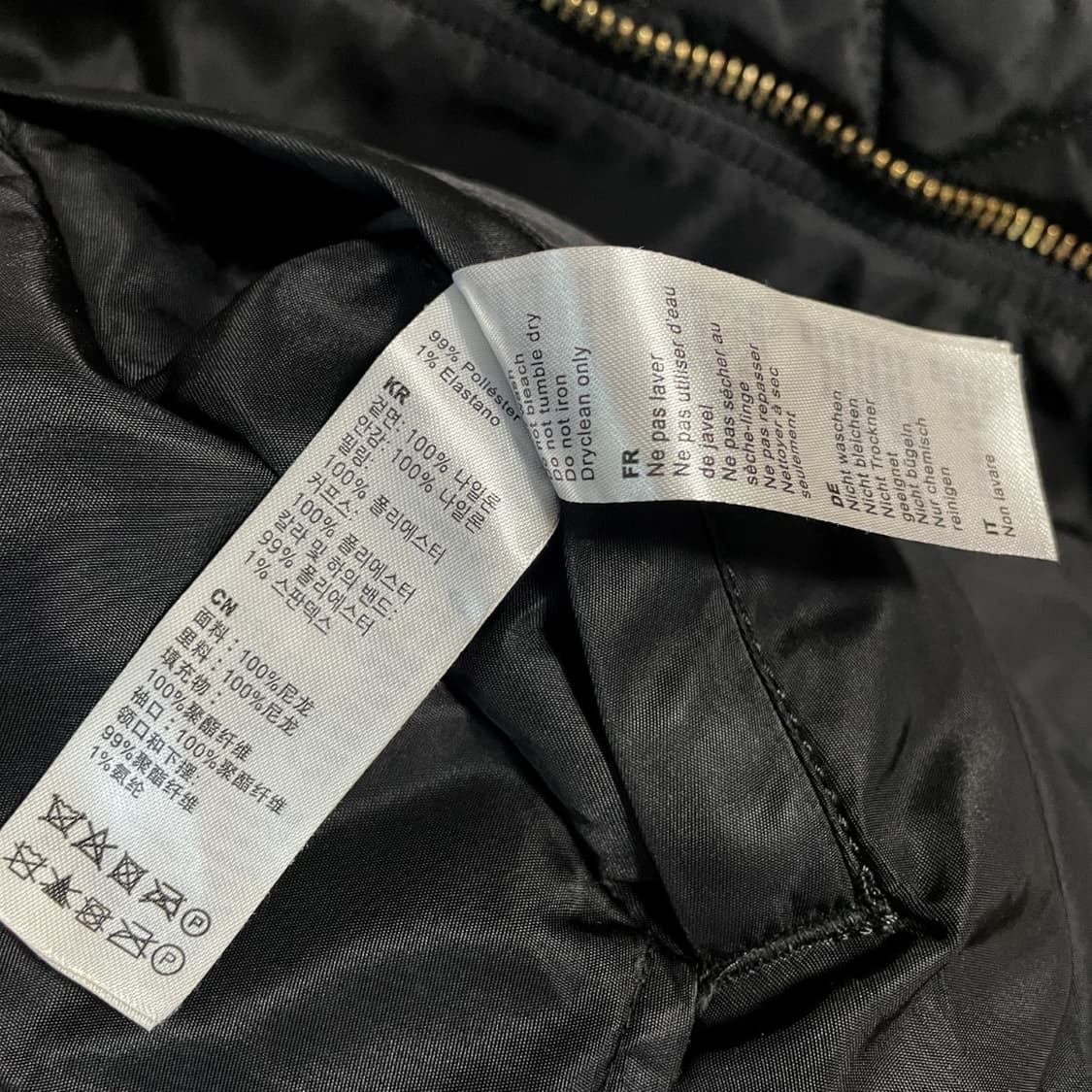 정품] 알파인더스트리 ma-1 레귤러핏 블랙 블러드칫 L 상품이미지7