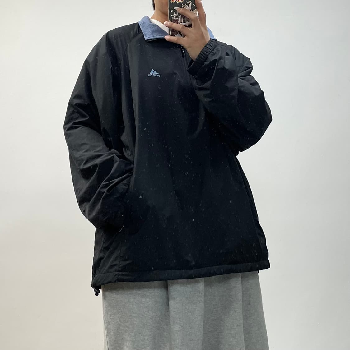 아디다스 바람막이 아노락 점퍼 블랙 상품이미지1