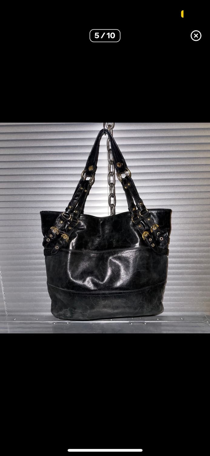 00s 배즐리 미슈카 웨스턴 디스트레스드 가죽 백 상품이미지4