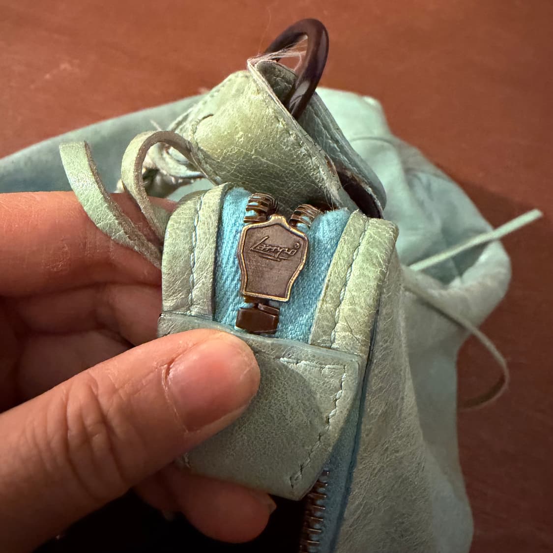 발렌시아가 모터백 티파니컬러 상품이미지8