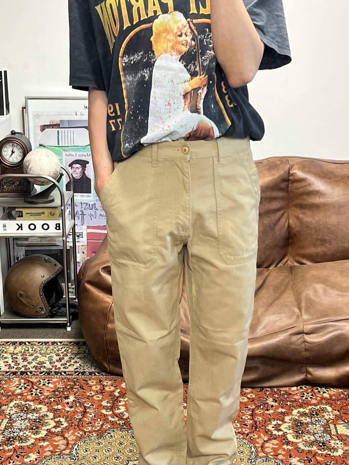 [M] 유니폼브릿지 퍼티그 팬츠 베이지 상품이미지6