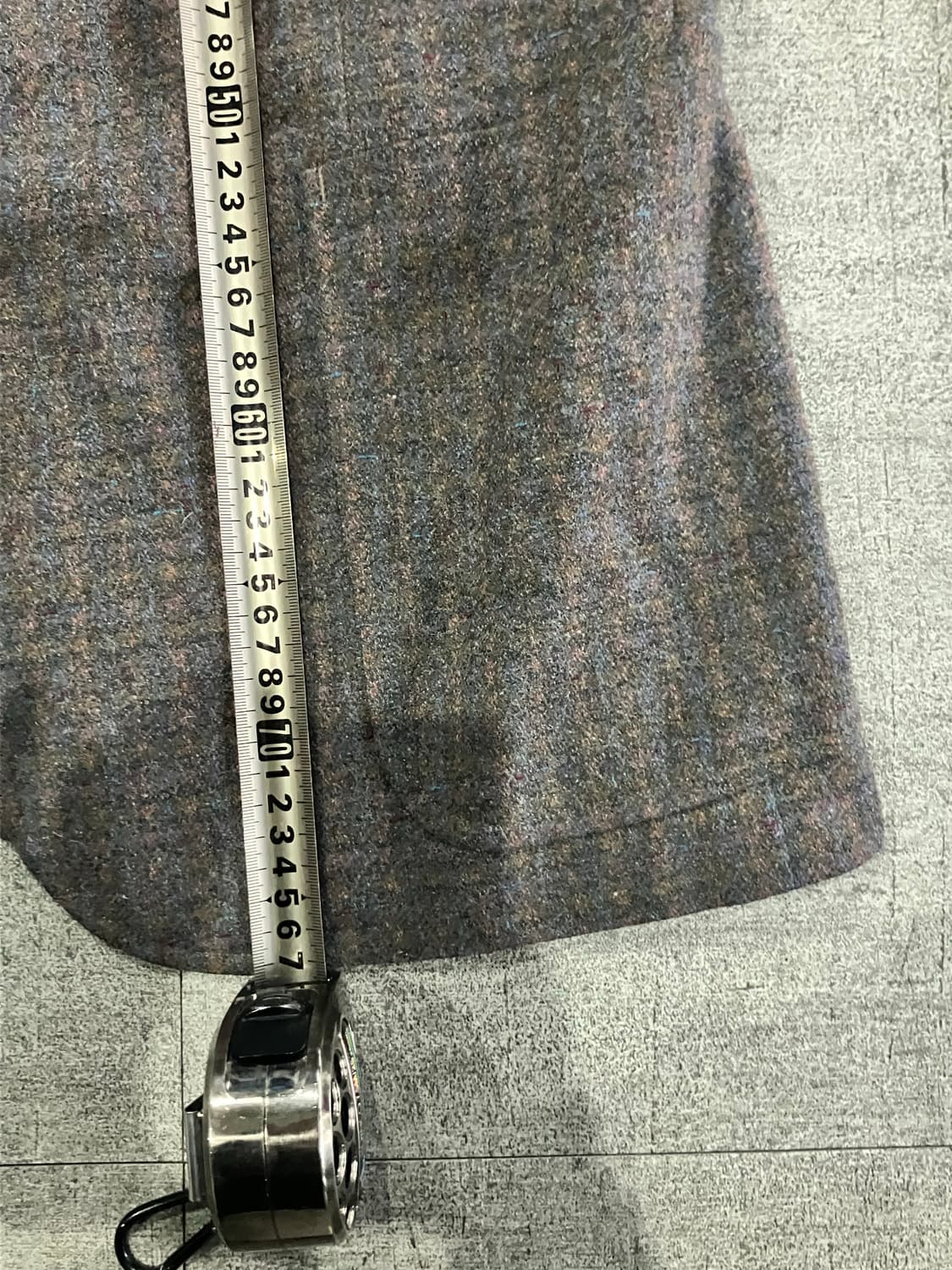 일본빈티지 올드스쿨아메카지 혁오풍 잔트위드 울자켓 상품이미지3