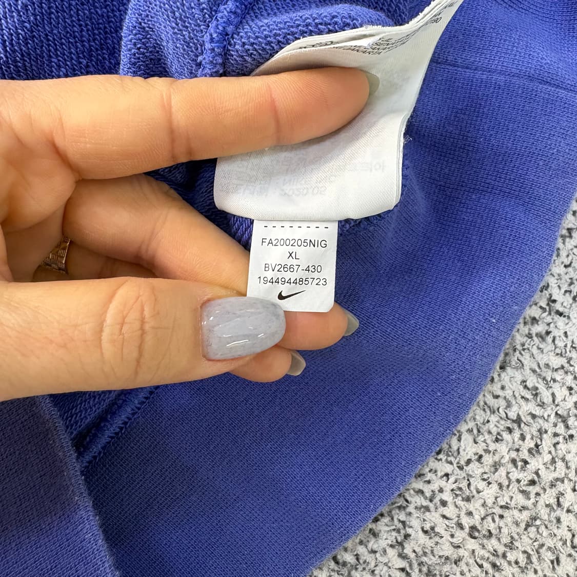 XL 나이키 맨투맨 긴팔티 스웻셔츠 0305J 상품이미지5