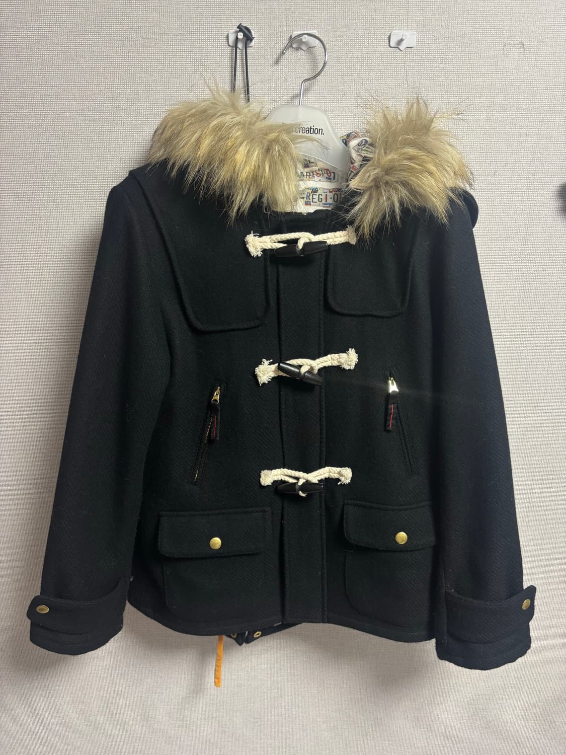 사파리스팟 1/2 레기온 모터스클럽 페이크퍼 더플 코트 상품이미지2