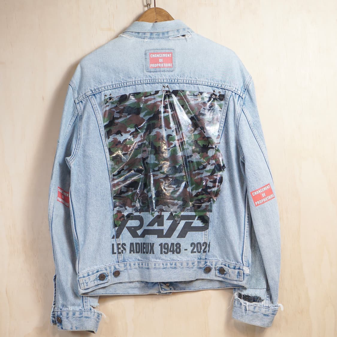 쿠쿠베베 X 리바이스 리메이드 데님자켓 상품이미지3