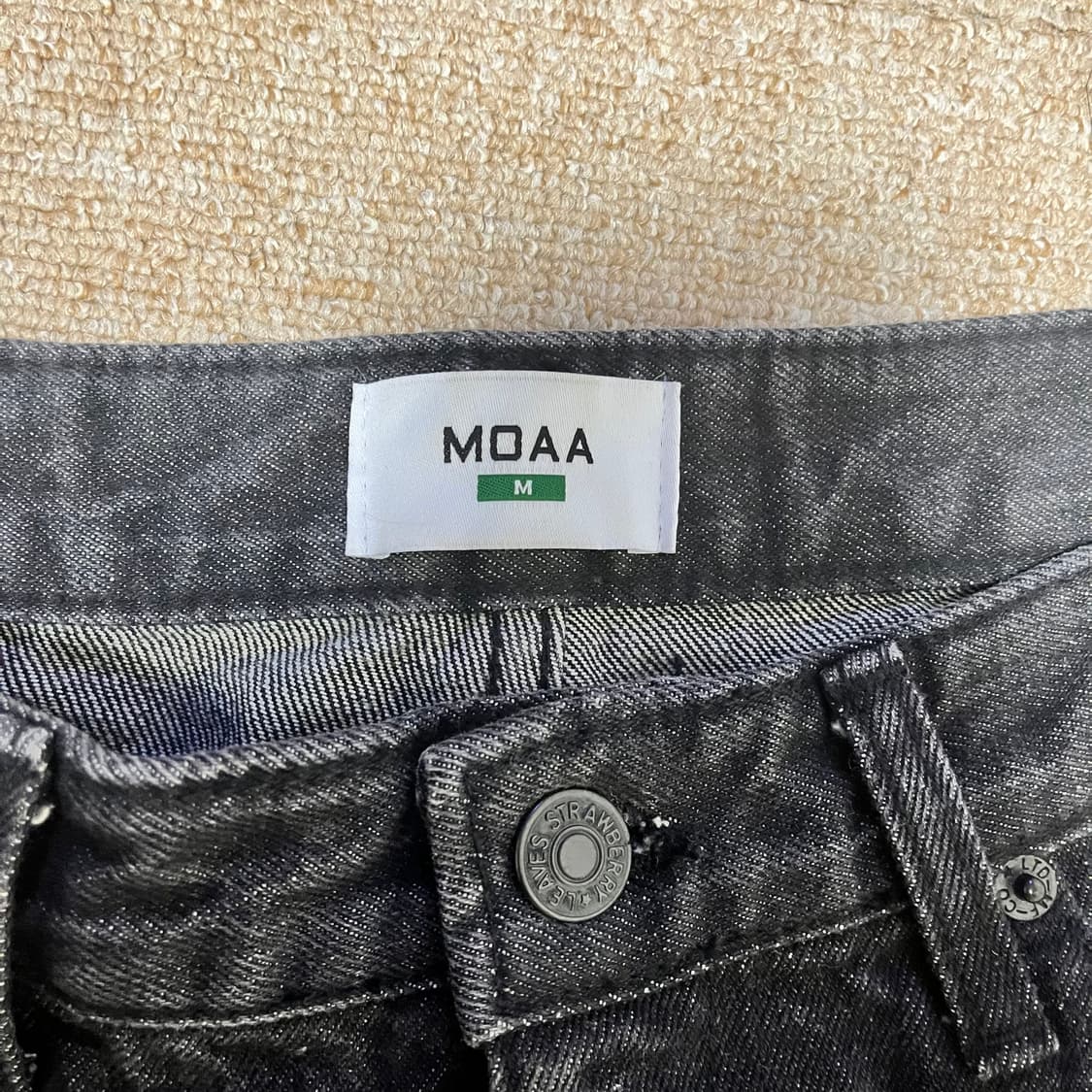 moaa 모아 흑청바지 상품이미지2