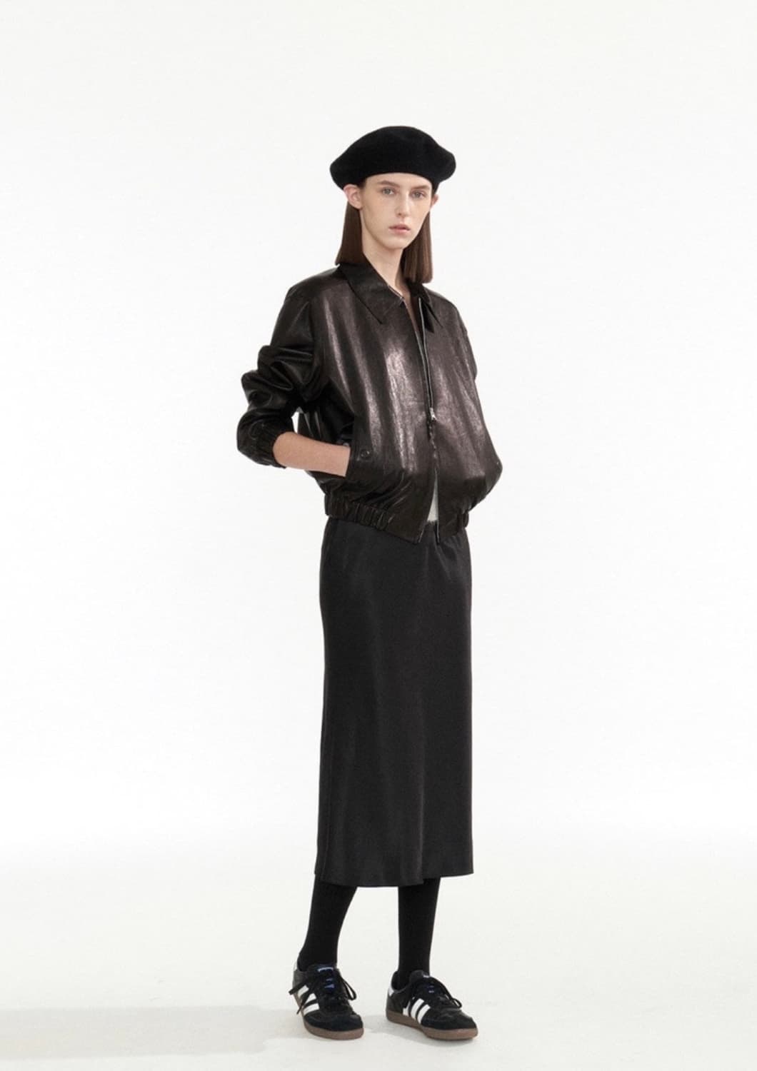 낫띵리튼 레더블루종 vegetable leather blouson  상품이미지2