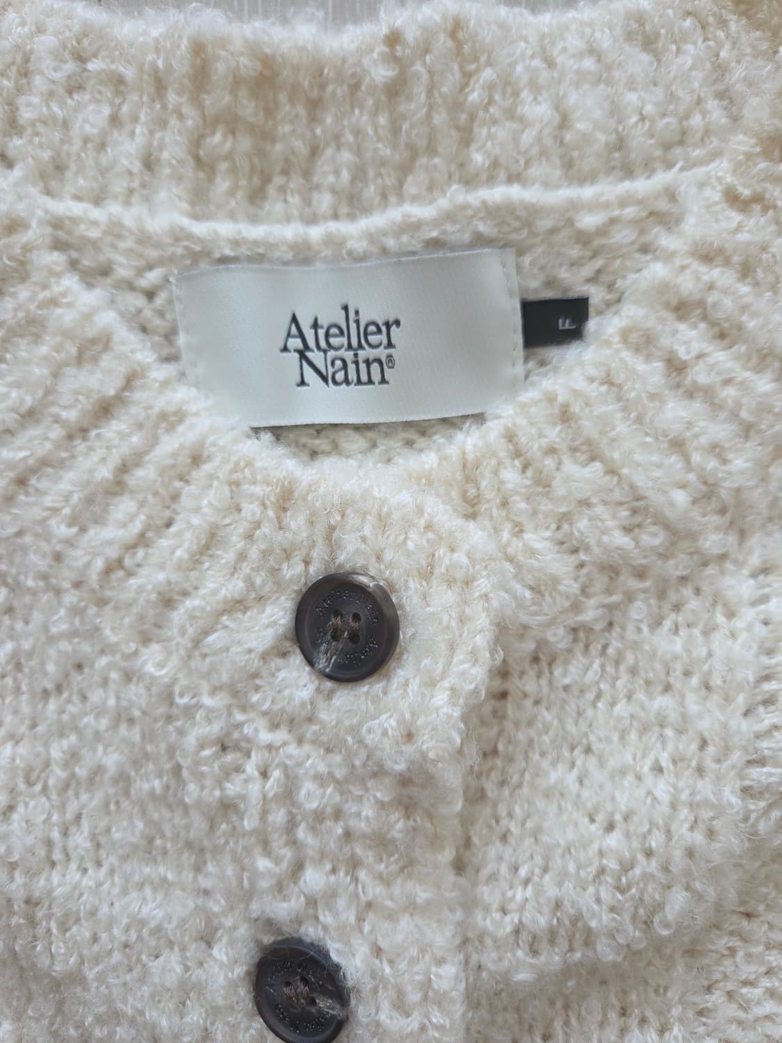 아틀리에  나인  크롭니트 가디건 상품이미지2