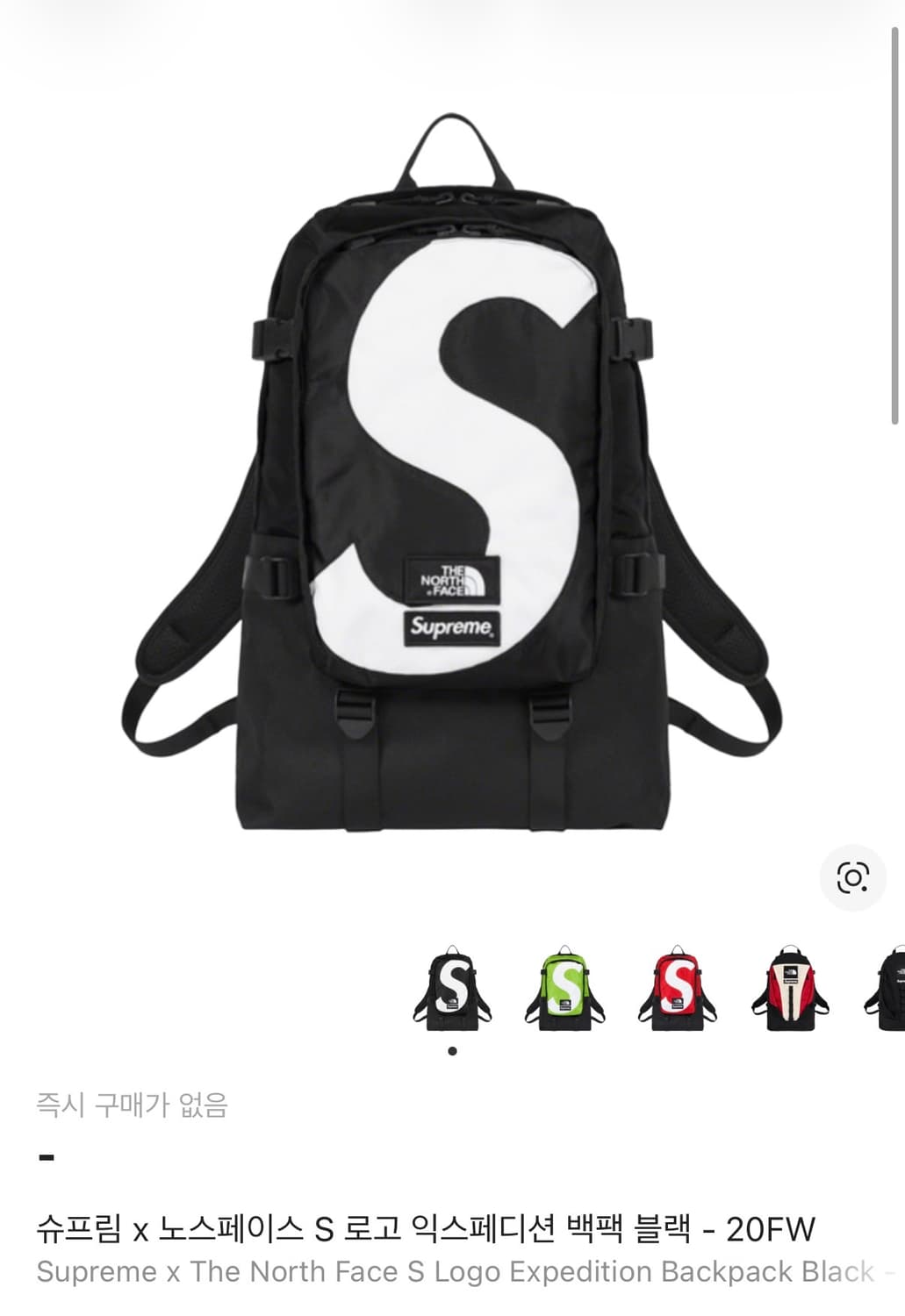 슈프림 노스페이스 백팩 상품이미지1