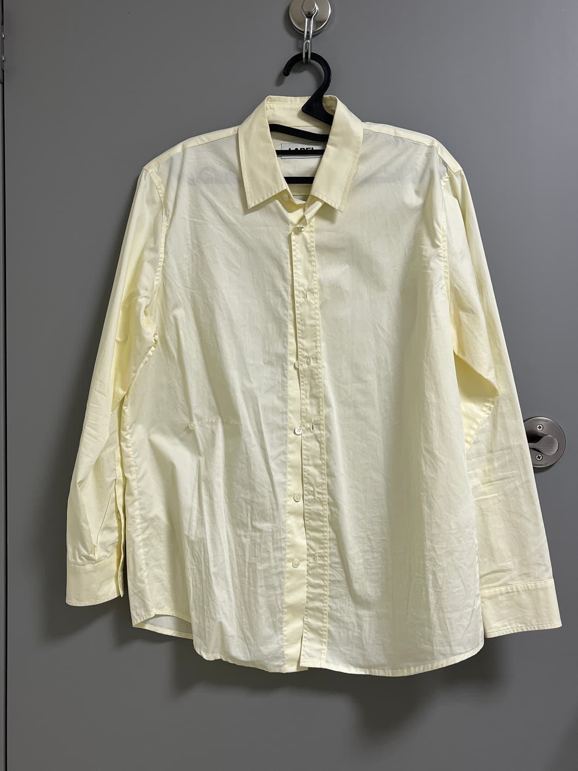 라벨 아카이브 노랑 랩셔츠 상품이미지1