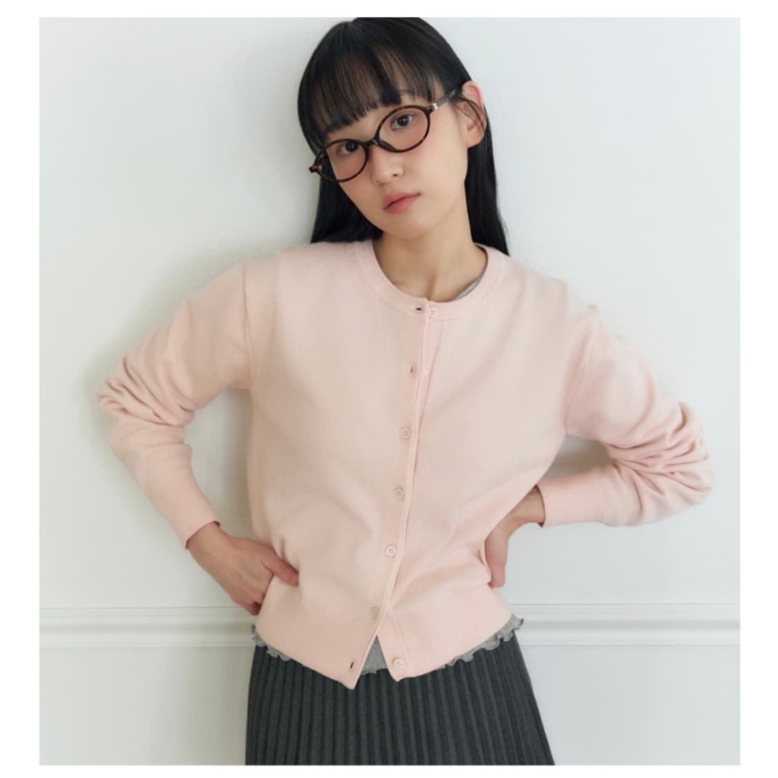 소프트 가디건-pink 상품이미지1