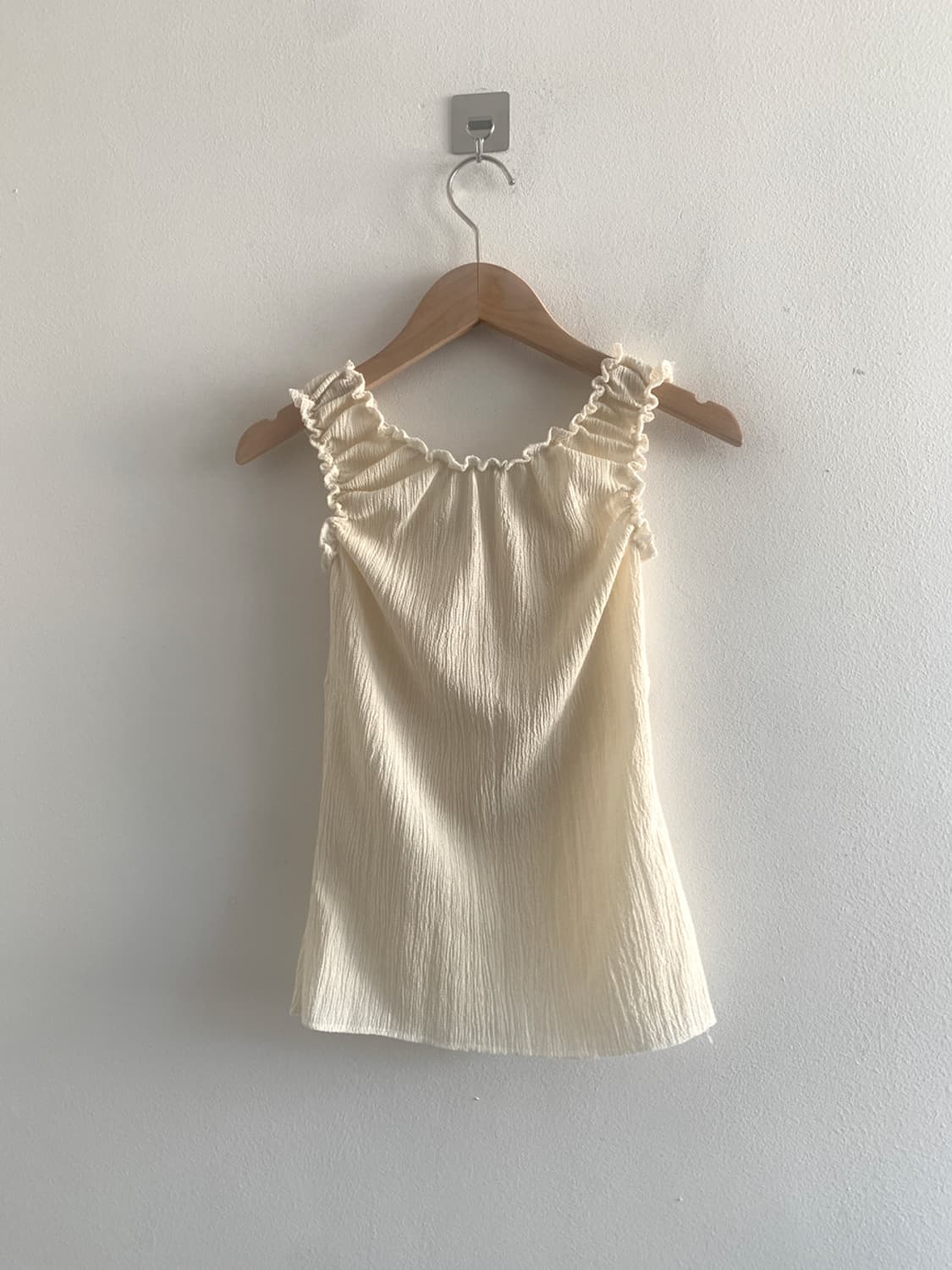 Frill sleeveless ribbon top 상품이미지6